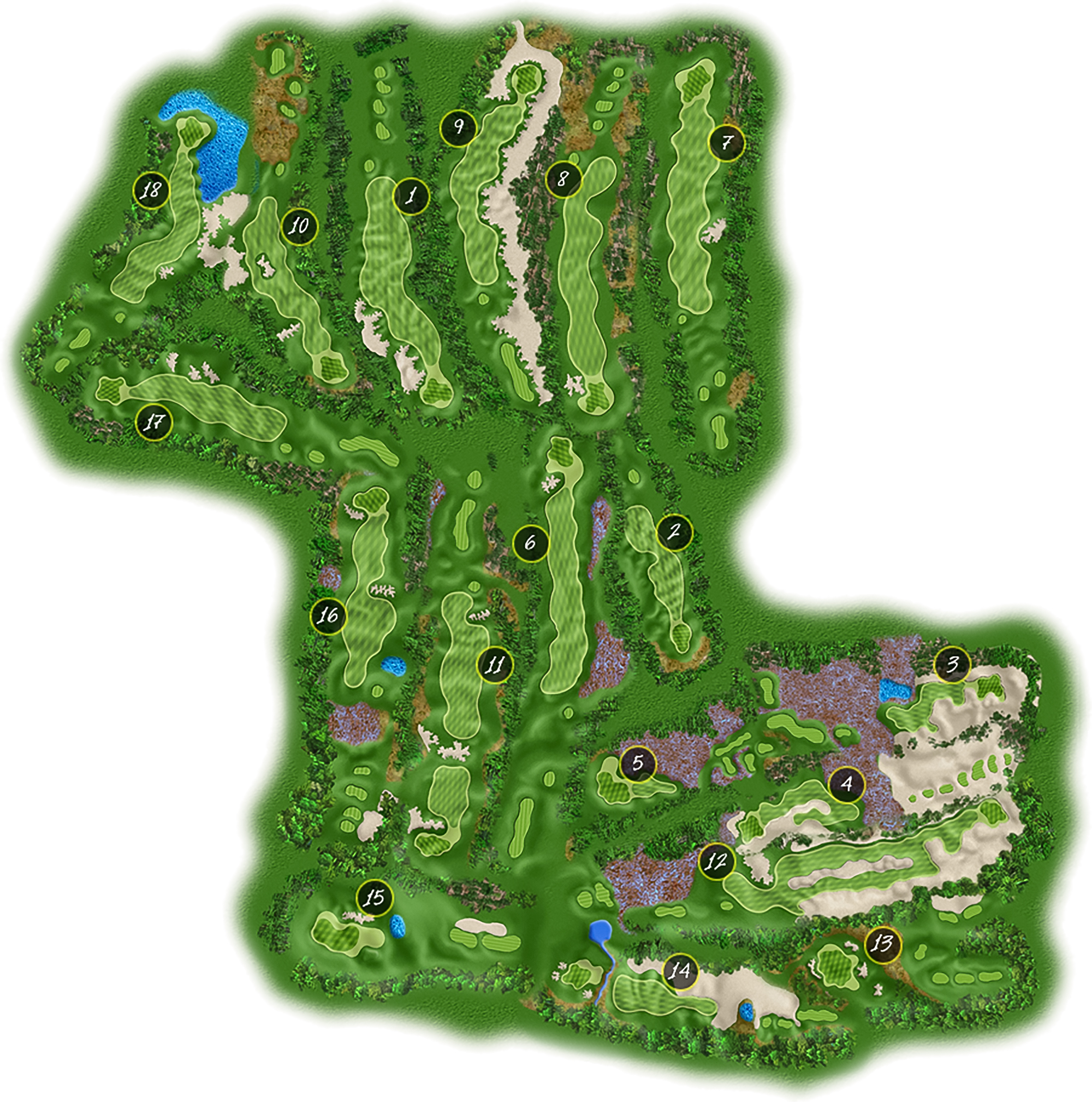 Golf Course Maps