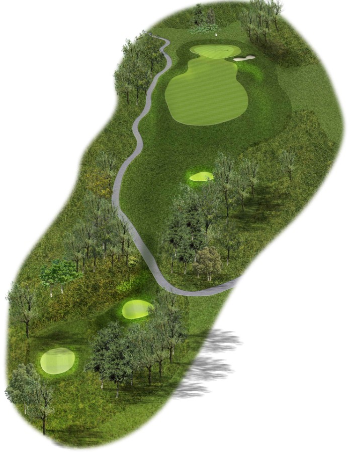 3D visualization of Golf Course